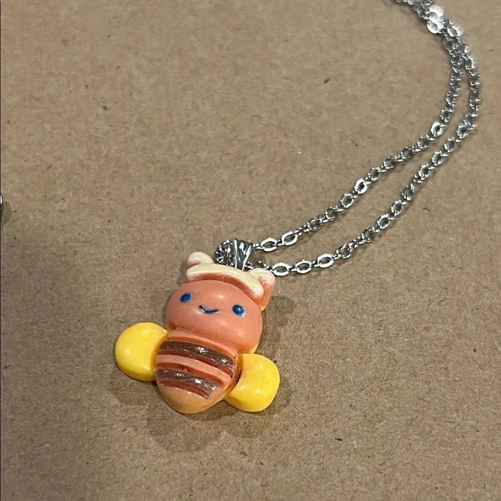 Cute Bumblebee Kids Necklace